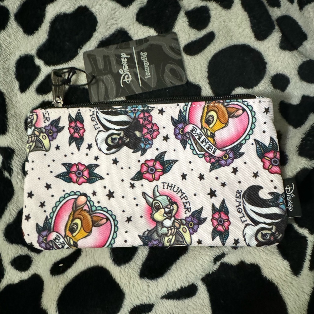 Bambi tattoo loungefly backpack & pencil case - Picture 2 of 7